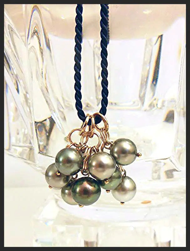 Tahitian Pearl Mega Set-Round-Multi Color-Interchangeable Necklace/Bracelet, Earrings/Pendant Jane A Gordon: Designs for Life