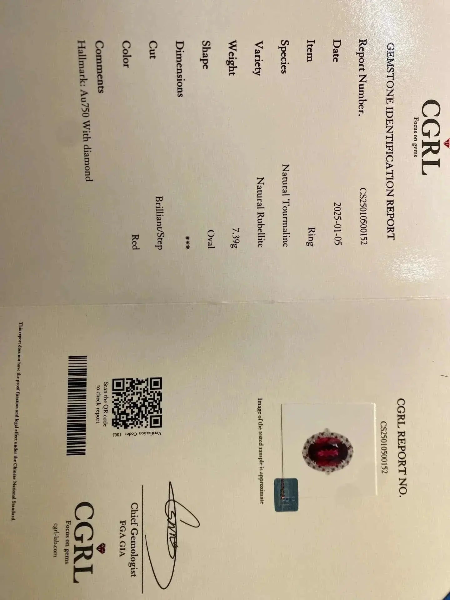 JHY25 Red Tourmaline About 7.7ct Pure 18K Gold Jewel Natural Pink Tourmaline Gemstones Diamonds Female Rings for Women Fine Ring - The Sparkling Squirrels & Co.